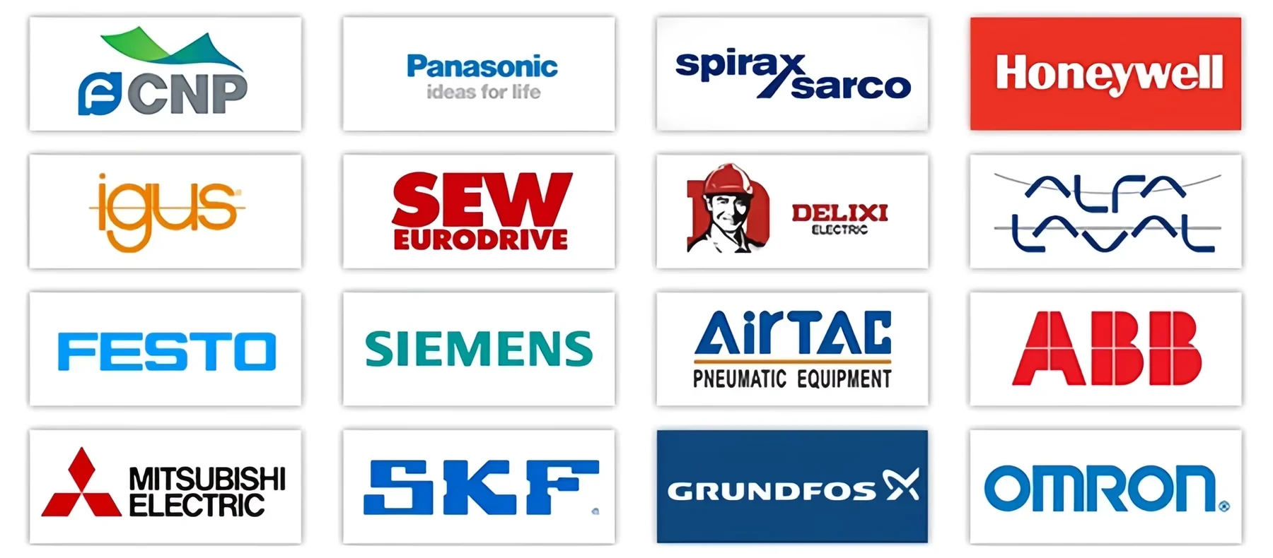 桶装水灌装机核心部件品牌展示