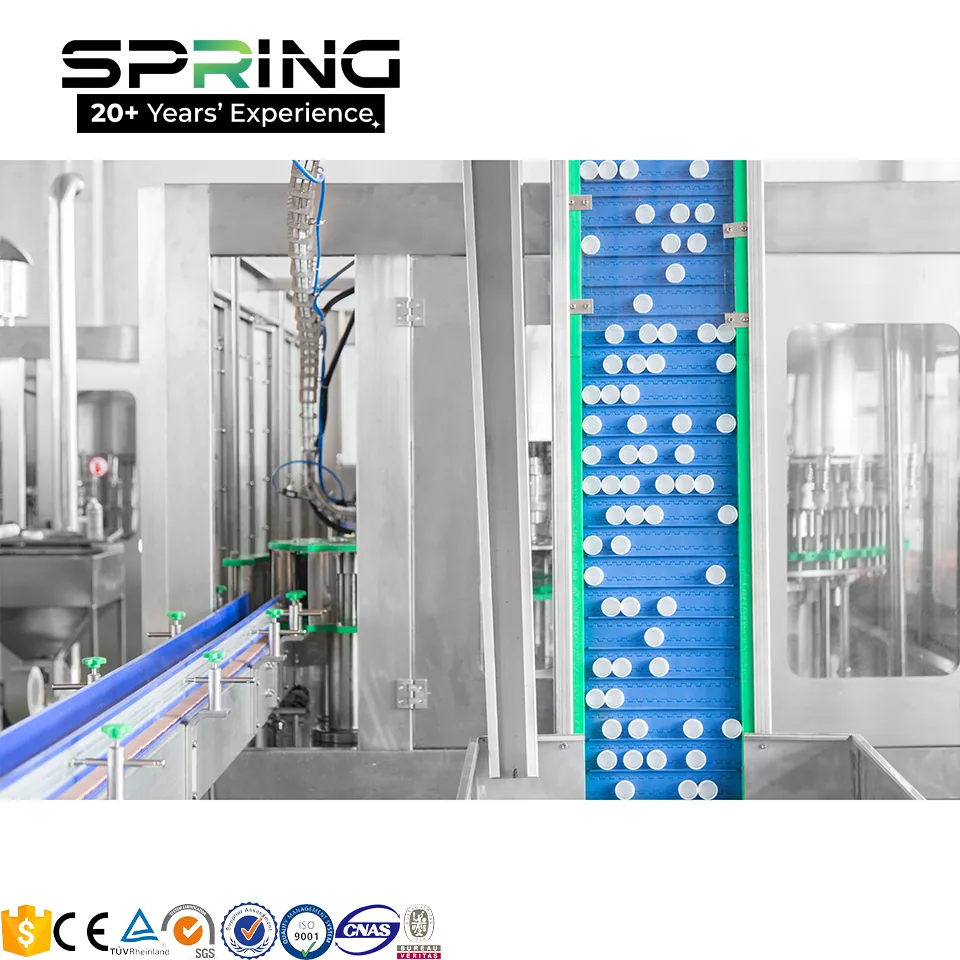 瓶盖 elevator and conveying section for the 15000BPH water filling machine 缩略图