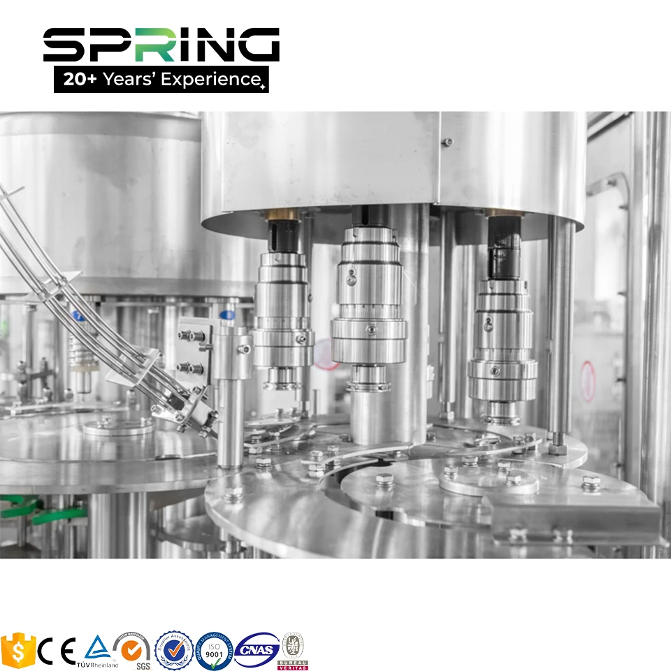 Top view of the rinsing filling and capping monoblock for big bottle water filling plant 缩略图