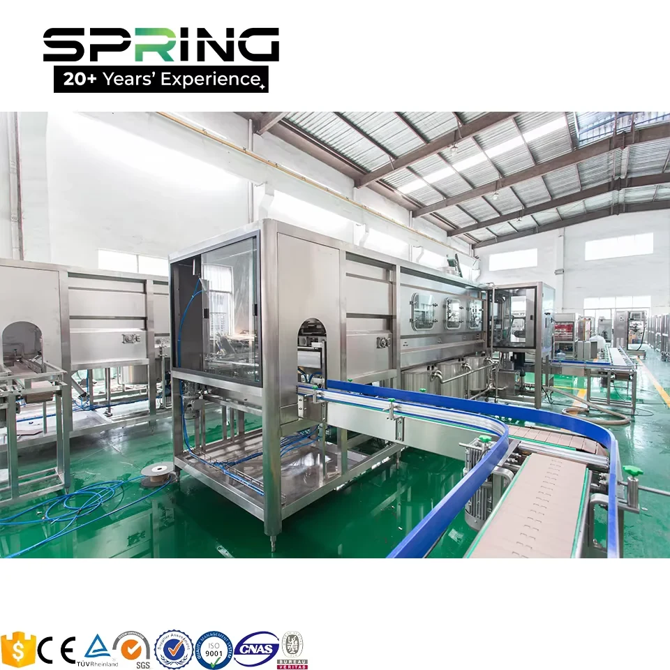 自动 capping section for 5 gallon water bottle filling line 缩略图
